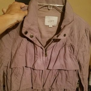 Loft Light Ruffled Jacket